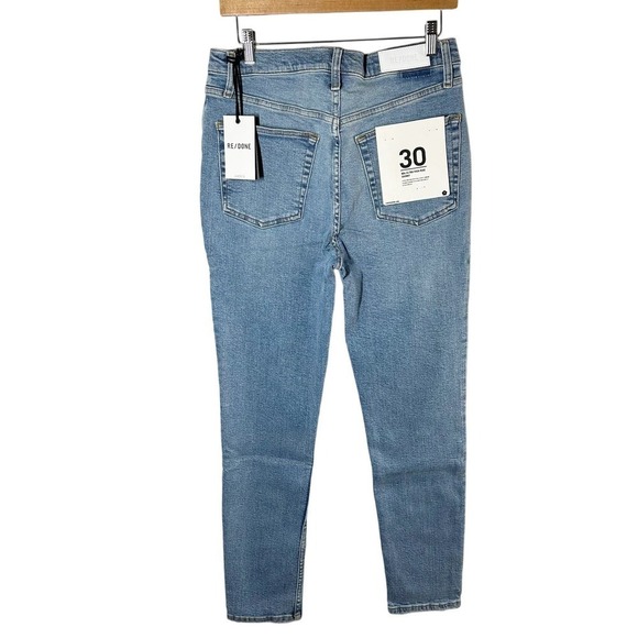 RE/DONE Ultra High Rise Skinny Button Fly Size 30 Dawn - Picture 2 of 12